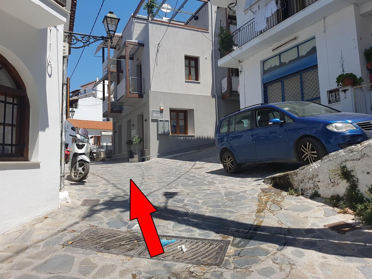 8Kto Hotel Szkiáthosz Kültér fotó
